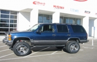 Chevy Tahoe Lift kit, wheels and tires installed